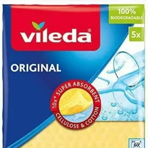 Vileda Ścierka Gąbkowa Aqua 5szt 142267 Vileda Professional Lumarko Ekspresowa dostawa